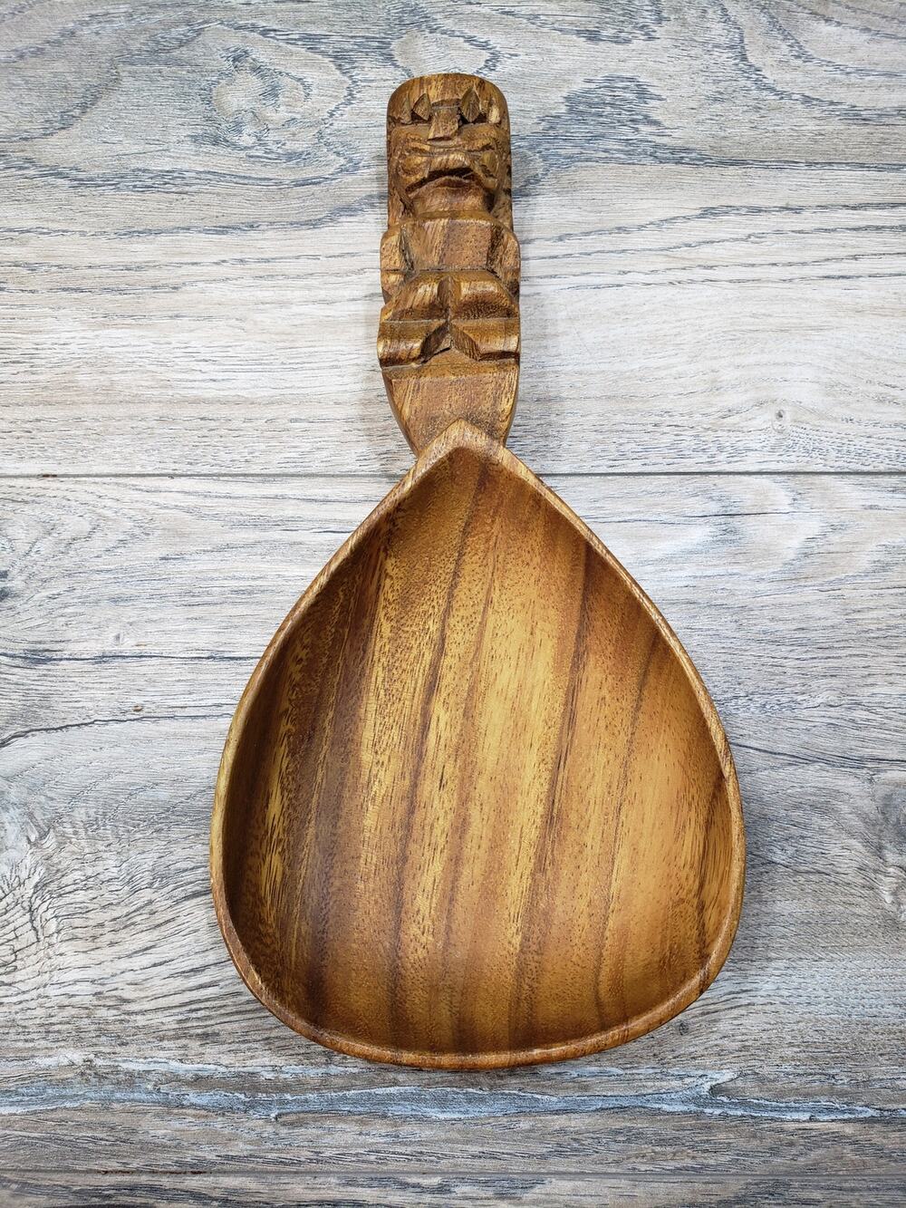Waikiki Woods Monkey Pod Wooden spoon dish Handmade in Hawaii